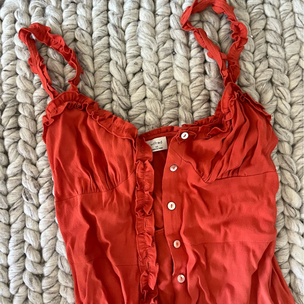 Ruffled Aritzia dress